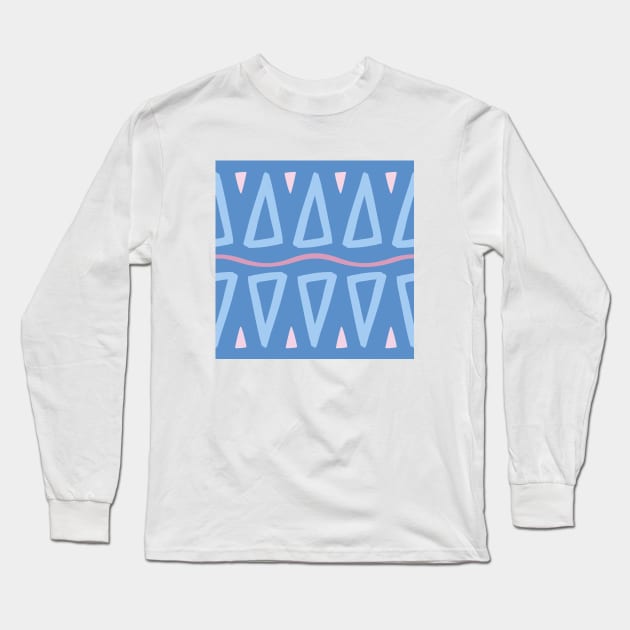 TriPattern #1 Long Sleeve T-Shirt by TheActionPixel